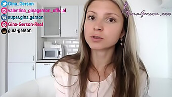 Blonde Bom Gina Gerson Beantwoordt Vragen Over Haar Seksleven In Deze Zelfgemaakte Video