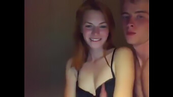 Redhead With A Tight Pussy Kisses And Sucks