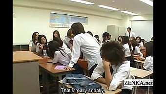 Japanese Schoolgirls Strip In Public