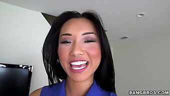 Bangbros: Asian Teen Alina Li Takes A Big Mouthful From Brannon Rhoades