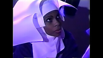 18+ Ebony Nun Takes A Step Towards Sin