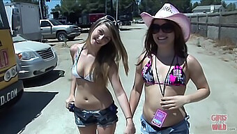 Wild And Sexy - Two Hot Lesbians Go Wild In A Group Orgy!