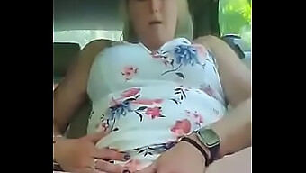 Milf Wife Gets Hot And Bothered In Car