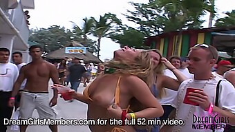 Outdoor Group Sex With Flashing And Public Pussy