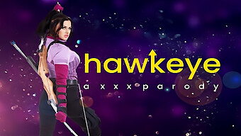 大奶宝贝hawkeye Kate Bishop的鸡巴和阴道游戏