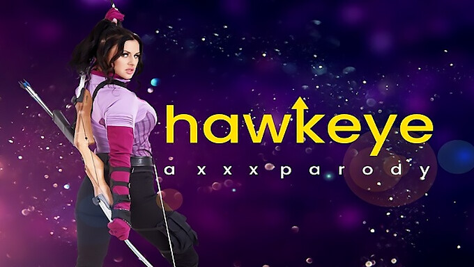 大奶宝贝hawkeye Kate Bishop的鸡巴和阴道游戏