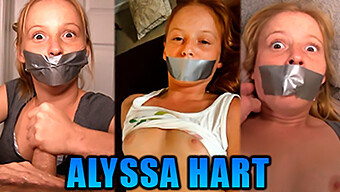 Kleine Tieten Schoonheid Alyssa Hart Wordt In Bdsm Video'S In Haar Gezicht Geneukt