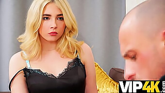 18+ Teen Blowjob: Bimbo Blonde'S Shaved Pussy Gets Dragged Into A Money-Making Relationship