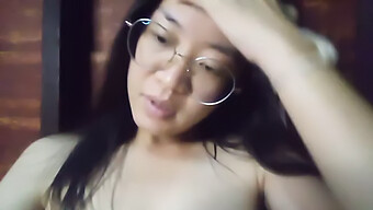 Cute Asian Girl'S Solo Session At Home