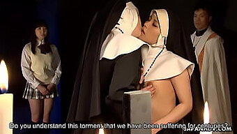 Big Boobed Nuns Engage In Anal Sex With A Big Cock