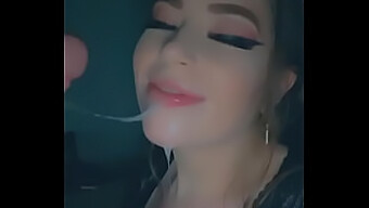 Cumshot In Mouth After Sloppy Blowjob