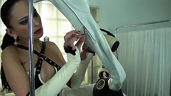 Femdom Bdsm With German Latex Mistress