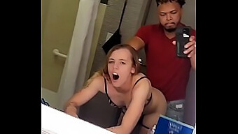 Petite College Girl Gets Fucked Hard In A Bathroom