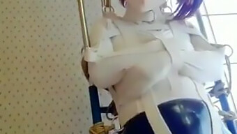 Kigurumi Cosplay Play With A Vibrator