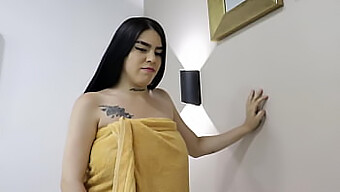 Big Tits Stepmom Gives Me A Handjob And We Fuck