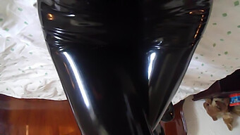 Latex-Clad Masturbation By A Dominant Woman