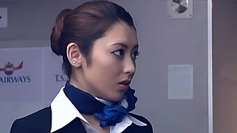 Ayu Sakurai'S Sexy Flight Attendant Performance