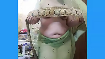 Indian Aunt In A Saree Seduces Her Husband